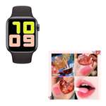 T-500 Smartwatch and Lip Gloss Tint for Dry and Chapped Lips